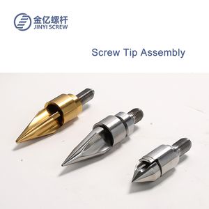 Injection Molding Machine Accessory Bimetallic Screw Tip Set Torpedo 3PCS or 4PCS with Mixer