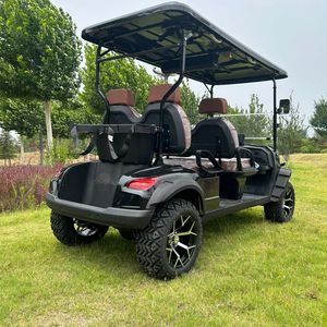 Factory Direct Sales 4 Wheel Drive Golf Cart with Folded Back Seat