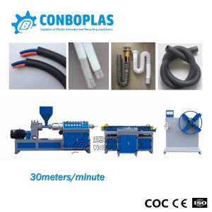Wholesale Plastic PVC PP PE Single Wall Corrugated Pipe Tube Hose Production Extrusion Line