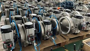 A75 Flanged Double Offset Butterfly Valves