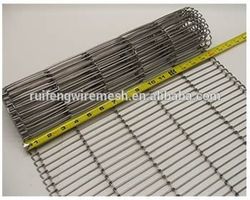 Stainless Steel Flat Wire Belt / Metal Wire Belt Conveyor / Ss Steel Conveyor Belt Mesh