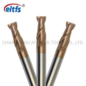 Tungsten Carbide 2 Flute End Mill Cutter with Corner Radius