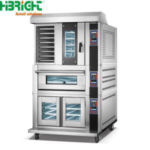 Commercial Kitchen Cooking Baking Equipment Electric Control Deck Oven