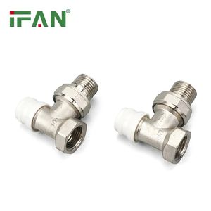 Ifan Water Use Back Water Valves High Quality Brass Valve Female Thread 1/2'' 3/4'' Brass Angle Valves
