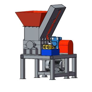Heavy-Duty Claw Blades Waste Tire Plastic Recycling Start-up Scrap Wood Rubber Foam Paper Single-Shaft Crusher