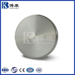 Gr23 Titanium Disc Dental Restoration Materials for Implant Abutments Frameworks