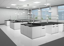China Laboratory Workstation with Adjustable Height