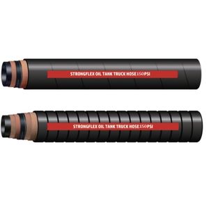 Strongflex High Strength Flexible Rubber Hydraulic Hose Tank Truck Oil Hose 150 Psi