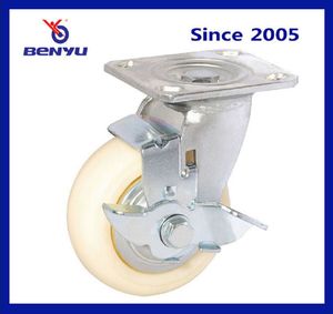Heavy Duty Locking Castor White Wheel