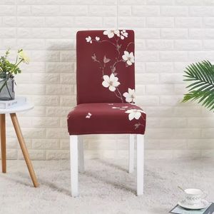 Wholesale Stretch Dining Room Christmas Chair Cover Home Decorative Seat Slip Cover, 10 Patterns Available - Santa Claus