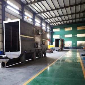 Automatic Surface Cleaning Equipment Roller Conveyor Shot Blasting Machine