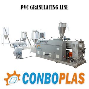 Plastic Machine/Plastic Extruder/Rigid Soft PVC Compound/Hot Cutting PVC Granulating Machine