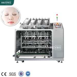 Automatic 4 Head Cosmetic Facial Masks Packing Filling Sealing Machine