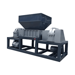 Customized Effective Double Shaft Shredder for Waste Tire and Metal Shredding