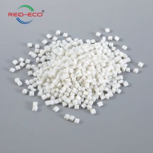 100% Recycled White Masterbatch Pet Chips/Pellets/Resin Pet Granules for RPET Filament