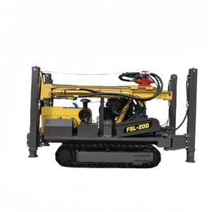 200m/260m/280m/300m/350m/400m/ Depth Crawler Rotary Pneumatic Borehole Portable Hydraulic Mini Water Well Drilling Rig Machine for Rock/Mountain/Mining Area