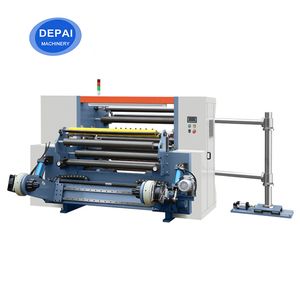 High Speed Automatic Jumbo Roll to Roll Plastic Film BOPP Film Vertical Slitting Rewinding Machine