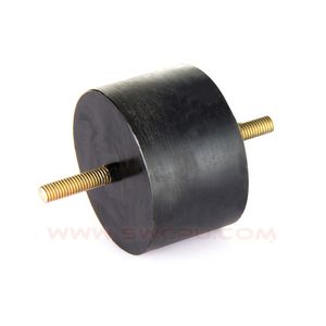 Custom Anti-Shock Rubber Bumper with Bolt Nr EPDM Rubber Damper Dock with Metal Steel Thread for Cars Trucks