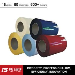 Color Coated Galvanized PPGI Coil Building Materials Prepainted Steel Roll for Metal Roofing & Bending Services