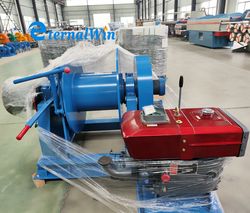 50kN 60kN 100kN Diesel Engine Marine Anchor Lifting Winch with Warping Head