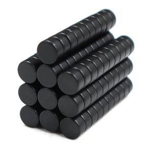 Strong Magnets Black Epoxy Coated Round Disc Rare Earth Neodymium Magnets