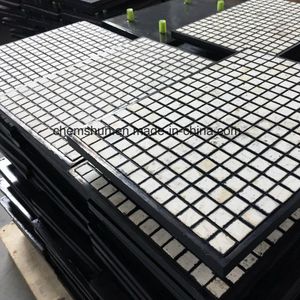Wear Resistant Alumina Rubber Backed Ceramic Tile