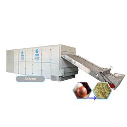 Continuous Mesh Belt Dryer Vegetable Conveyor Belt Dryer Onion Dryer Machine