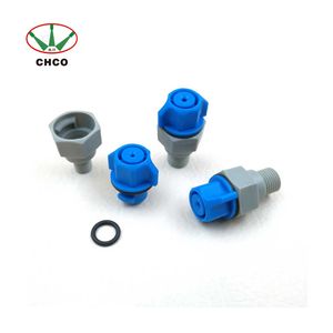 1/4 BSPT Plastic Miniature Fast Whirljet Full Cone Water Spray Nozzles