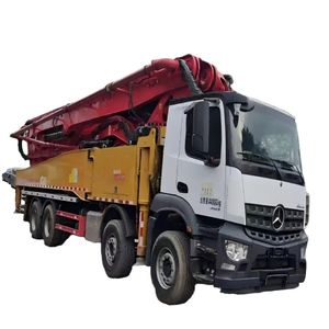 China Used Zoomlion Concrete Boom Truck Concrete Mixer Pump 56m Original Painting
