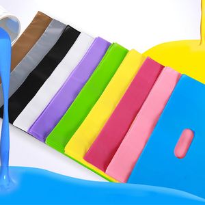 Custom Printed Logo Die Cut Shopping Bag Plastic Bag