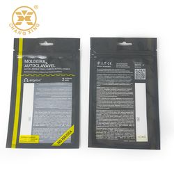 Mobile Phone Accessories Pack USB Cable Bag Stand up Zipper Bag