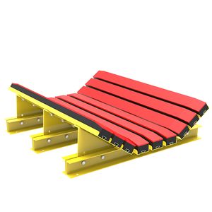 Good Quality Belt Conveyor PU/Polyurethane/Rubber Buffer Impact Bed for Belt Conveyor