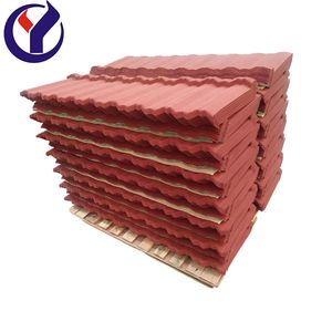 Building Material Stone Coated Metal Roof Tile