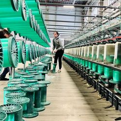 China High Speed Ring 24 Spindles Textile PP Polyester Nylon HDPE Plastic Filament Small Heavy Thread Twine Yarn Ply Twister