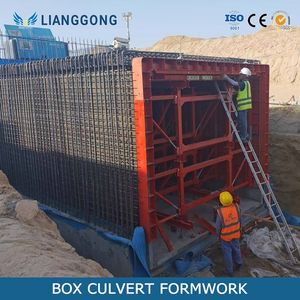 Lianggong Steel Concrete Formwork Box Culvert Mould Adjustable Size Reusable for Construction