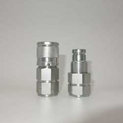 Naiwo Flat Face Non-Spill Hydraulic Quick Coupler DN10 Coupling 3/8"NPT Quick Connector