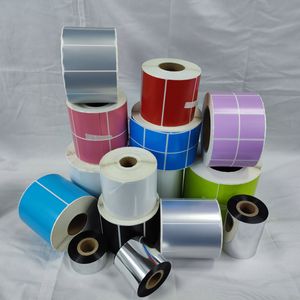 Top 1 Selling Products Customized Shape Color Barcode Ribbon Sticker Labels