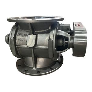 Wear Resistant Sealed Pneumatic Industrial Controlled Round Flange Rotary Valve Airlock