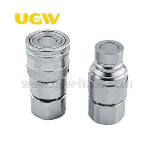 FF Plant Stainless Steel Pipe Fitting High Pressure Hydraulic Quick Connector