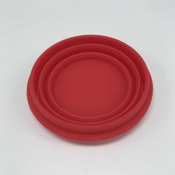 Portable Folding Outdoor Collapsible Silicone Rubber Bowls Travel Pet Bowl