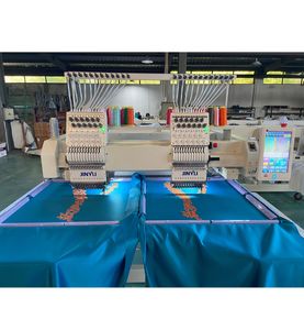 Jcm-1202 2 Head 600*600mm Garments T-Shirt Hoodies Industrial Cording Embroidery Machine