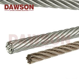 Large Stock China Made Galvanized Steel Wire Rope Cable Ungalvanised Steel Wire Rope