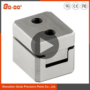 CNC Machining/Machined/Machinery Part, Aluminum Positioning Block CNC Turning Part for Mould