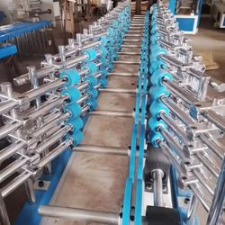 Woodworking Aluminum Wood Door Frame Veneer Hot Melt PUR Glue Profile Wrapping PVC Film Profile Laminating Wrapping Machine