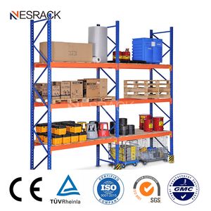 Heavy Duty Steel Selective Pallet Racking for Industrial Warehouse Racking Industrial Gondola Shelving Supplier