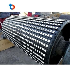 Muddy Conditions Ceramic Lagging Rubber Sheet for Conveyor Pulley Lagging