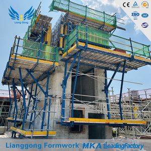 Lianggong Steel H20 Timber Beam Metal Cantilever Shear Wall Elevator Shaft Core Wall Climbing Formwork for Construction Concrete