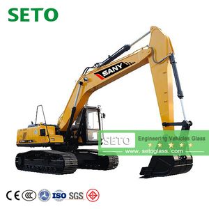 Tractor Cab Dozer Blade Sany 65c 75c Window Glass Door Tempered Glass