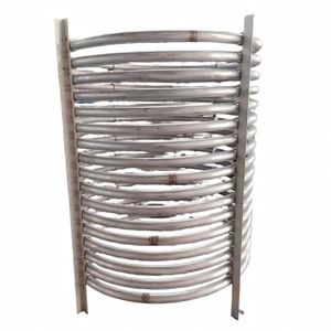 Camillo ASME CE Stainless Steel Seamless Spiral Cooling Coiled Pipe for Heat Exchanger