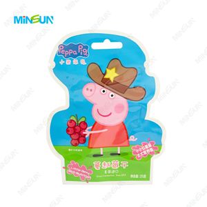 Custom Printed Special Shaped Bag for Food Packaging with Resealable Zipper Moisture-Proof High Barrier Mylar Bag